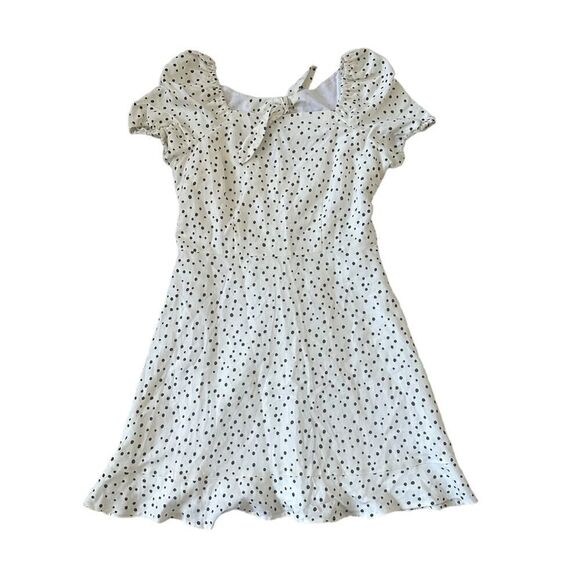 Loft Tie Back Black & White Mini Polkadot - Picture 2 of 11